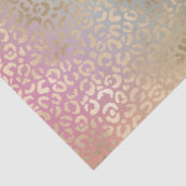 Girly Tie Dye Peach Mint Yellow Pink Gold Leopard Tissuepapier (Detail)