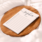 Girly to do list monogram kalligrafie roze post-it® notes