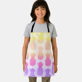 Girly Topical Rainbow Summer Pineapples Patroon Schort (Insitu)