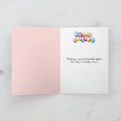 Girly Treehouse voor de verjaardag van kleindochte Kaart (Binnen)