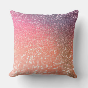 Girly Trend Roos Gold Blush Glitter Kussen
