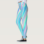 Girly Trendy Holographic Texture Leggings (Links)