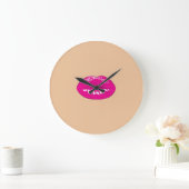 Girly Trendy Lips,Kiss Grote Klok (Huis)