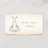 Girly Trendy Modern Elegant, Dress Visitekaartje (Voorkant)