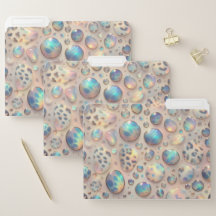Girly Trendy Opal Luipaardprint Monogram