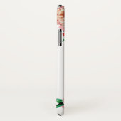 Girly TRENDY Waterverf Pioenbloemen jouw naam Case-Mate iPhone Case (Achterkant / rechts)