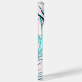 Girly Tropical Island Palm Fronds with Monogram Case-Mate iPhone Case (Achterkant / Rechts)