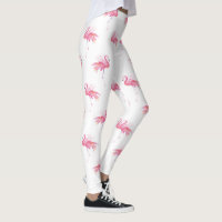 Girly Tropical Pink Waterverf Flamingo