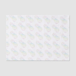 Girly Tropische Ananas Regenboog Pastel Ombre Tissuepapier