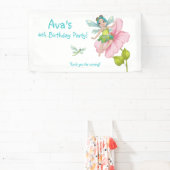 Girly Turquoise Green Pink Dragonfly Birthday Spandoek (Insitu)