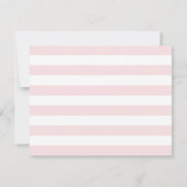 Girly Unicorn Pony Magical Fantasy Horse Cute Notitiekaartje (Achterkant)