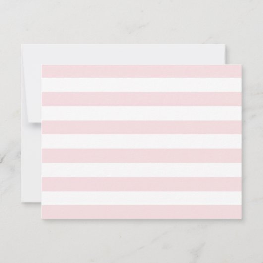 Girly Unicorn Pony Magical Fantasy Horse Cute Notitiekaartje (Achterkant)