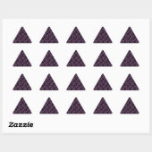 Girly Victoriaans Paars Glittery Damask Pattern Sticker (Vel)