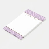 Girly Violet Herringbone Pattern Post-it® Notes (Schuin)