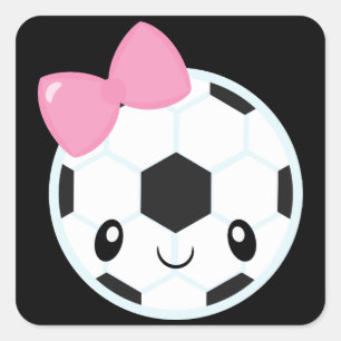 Girly Voetbal Emoji Stickers