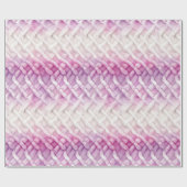 Girly Warm Roze Wit Abstract Cadeaupapier (Vlak)
