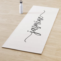 Girly White Gepersonaliseerde Monogram Naam Script