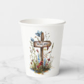 Girly Wild One Papieren Bekers (Achterkant)