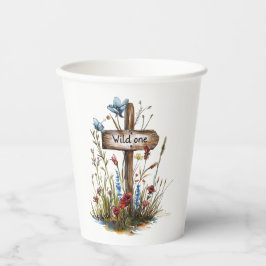 Girly Wild One Papieren Bekers