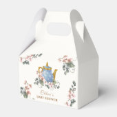 Girly Wildflower Tea Baby shower Bedankdoosjes (Achterkant)