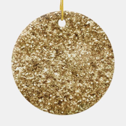 Girly Wimpers Roze Glam Goud Sparkle Leopard Keramisch Ornament (Achterkant)