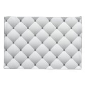 Girly wit gewatteerd vierkant patroon kussensloop (Achterkant)