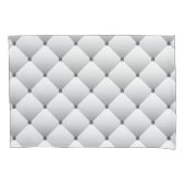 Girly wit gewatteerd vierkant patroon kussensloop (Voorkant)