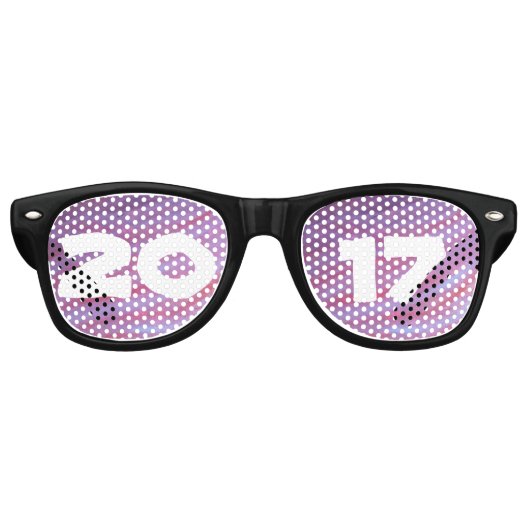 Girly Zebra Abstract | Schattig roze Paarse Afstud Retro Zonnebril (Voorkant)