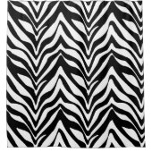 Girly Zebra Stripes Pattern Douchegordijn (Voorkant)