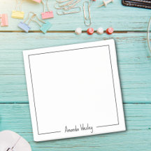 Girly Zwart-wit Monogram Volledige naam