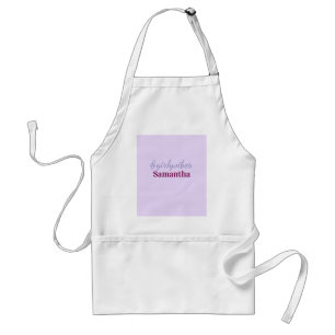 Girlyvibes hashtag licht paars roze vrouwelijke vi standaard schort