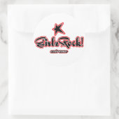 GirlzRock! Extreme Logo Ronde Sticker (Tas)