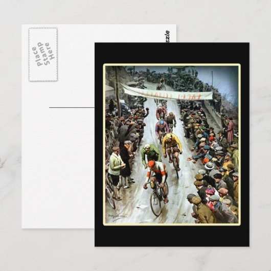 Giro 1912 Italië cadeaus voor fietsers Briefkaart (Voorkant / Achterkant)