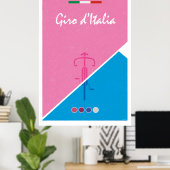 Giro d'Italia Poster (Thuiskantoor)