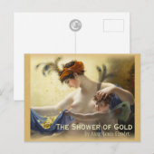 Girodet Shower van Gold CC0680-Briefkaart Briefkaart (Voorkant / Achterkant)