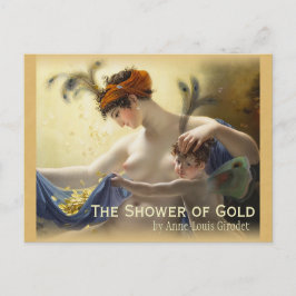 Girodet Shower van Gold CC0680-Briefkaart Briefkaart