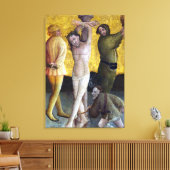 Girolamo Romanino De lagellatie Canvas Afdruk (Insitu (Woonkamer))