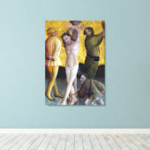 Girolamo Romanino De lagellatie Canvas Afdruk (Insitu (Houten vloer))