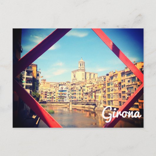 Girona Briefkaart (Voorkant)