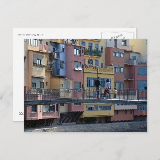 Girona Briefkaart (Voorkant / Achterkant)