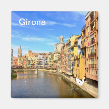 Girona fridge magnet van Velvet Escape