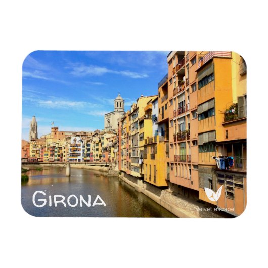 Girona fridge magnet van Velvet Escape Magneet (Horizontaal)