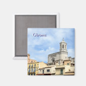 Girona (Girona) Magnet (Voorkant / Achterkant)