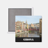 Girona (Girona) Magnet (Voorkant / Achterkant)