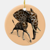 Girphant of Eleffe Keramisch Ornament (Achterkant)