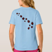Gir's Ladybug Art Tanktop Ladybug Ladybird Shirten (Achterkant)