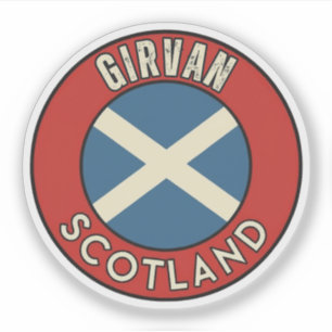 Girvan, Schotland Sticker
