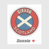 Girvan, Scotland Sticker (Vel)