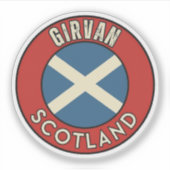 Girvan, Scotland Sticker (Voorkant)