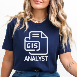 GIS-analist, Shapefile, GIS-specialist, Geospatial T-shirt